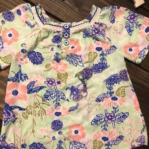 MatildaJane Mint & Blue Floral Rock Paper Scissors